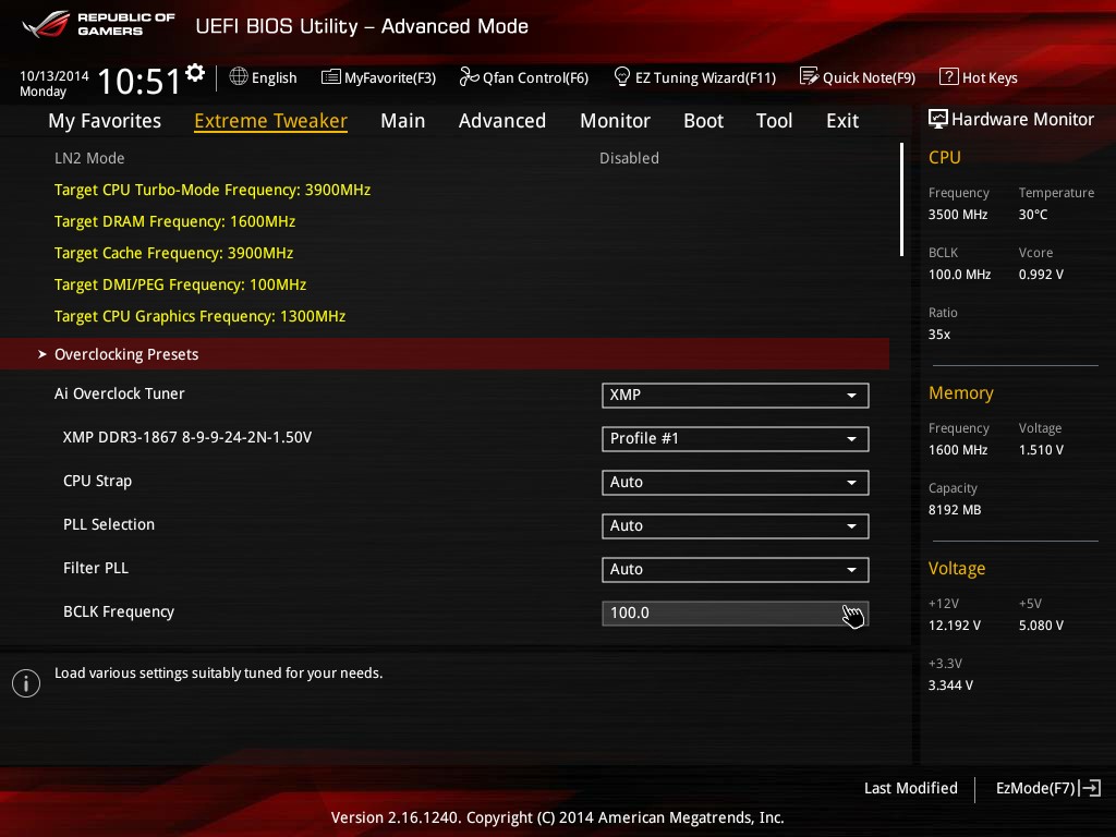 BIOS - ASUS Maximus VII Impact Review: Premium Gaming Z97 in mini-ITX